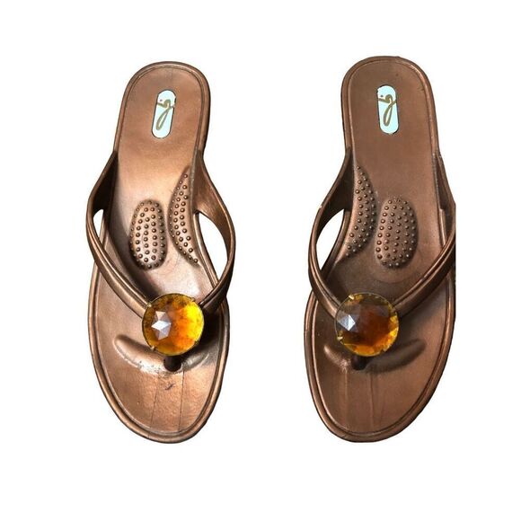 Spring summer Ortho OKA B Flip Flop Sandal Marian Copper-Medium - Picture 1 of 7